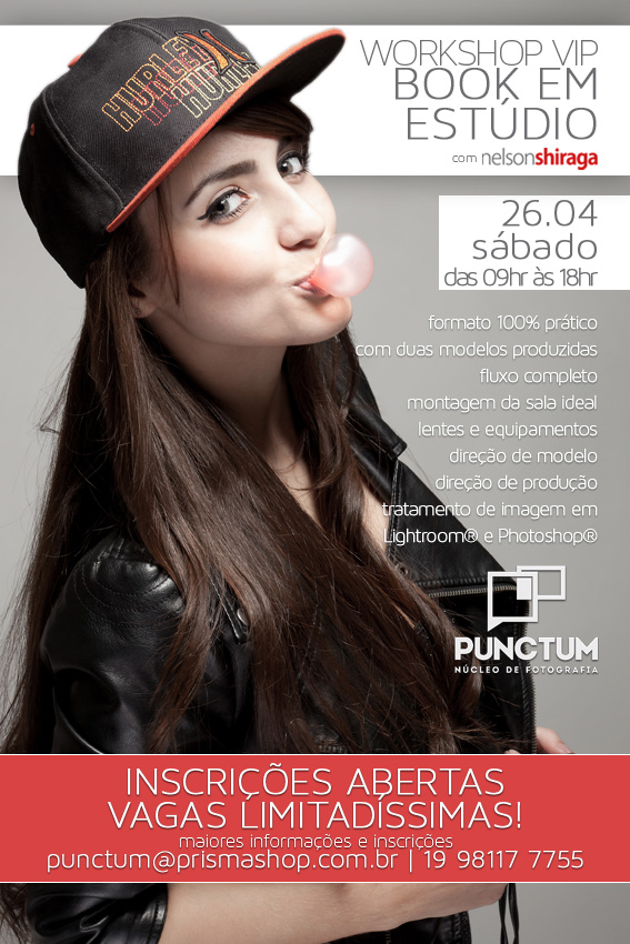 Workshop VIP de Book em Estúdio