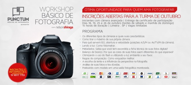 Workshop Básico de Fotografia